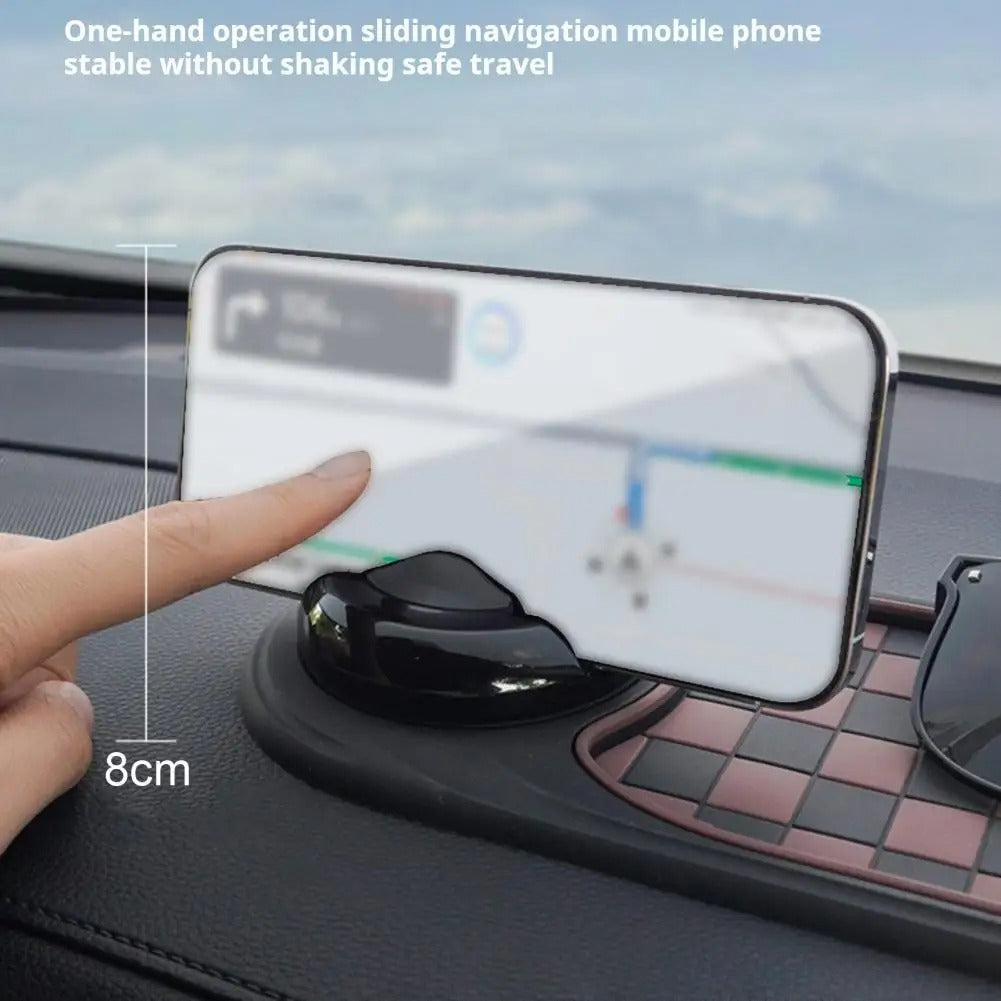Holder360° DashboardMat 1+1 GRATIS: Universal Skridsikker Dashboard Telefonholder Måtte