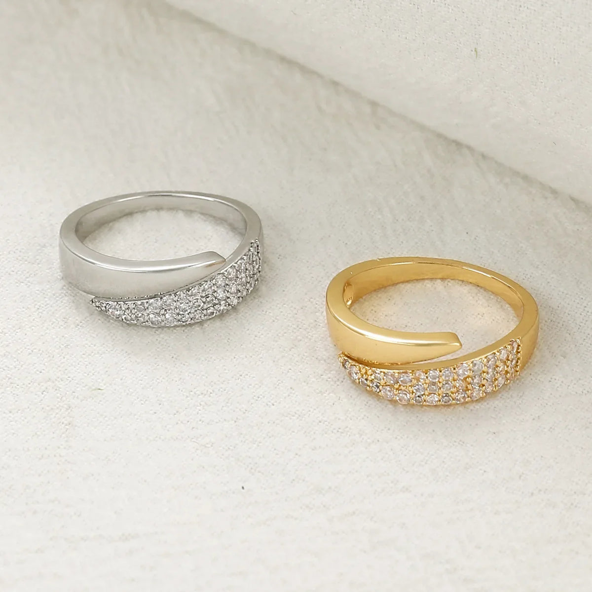 Jewelance™ AdjustableRing 1+1 GRATIS – Elegant Kvinders Mode Glimrende Rhinestone Justerbar Ring