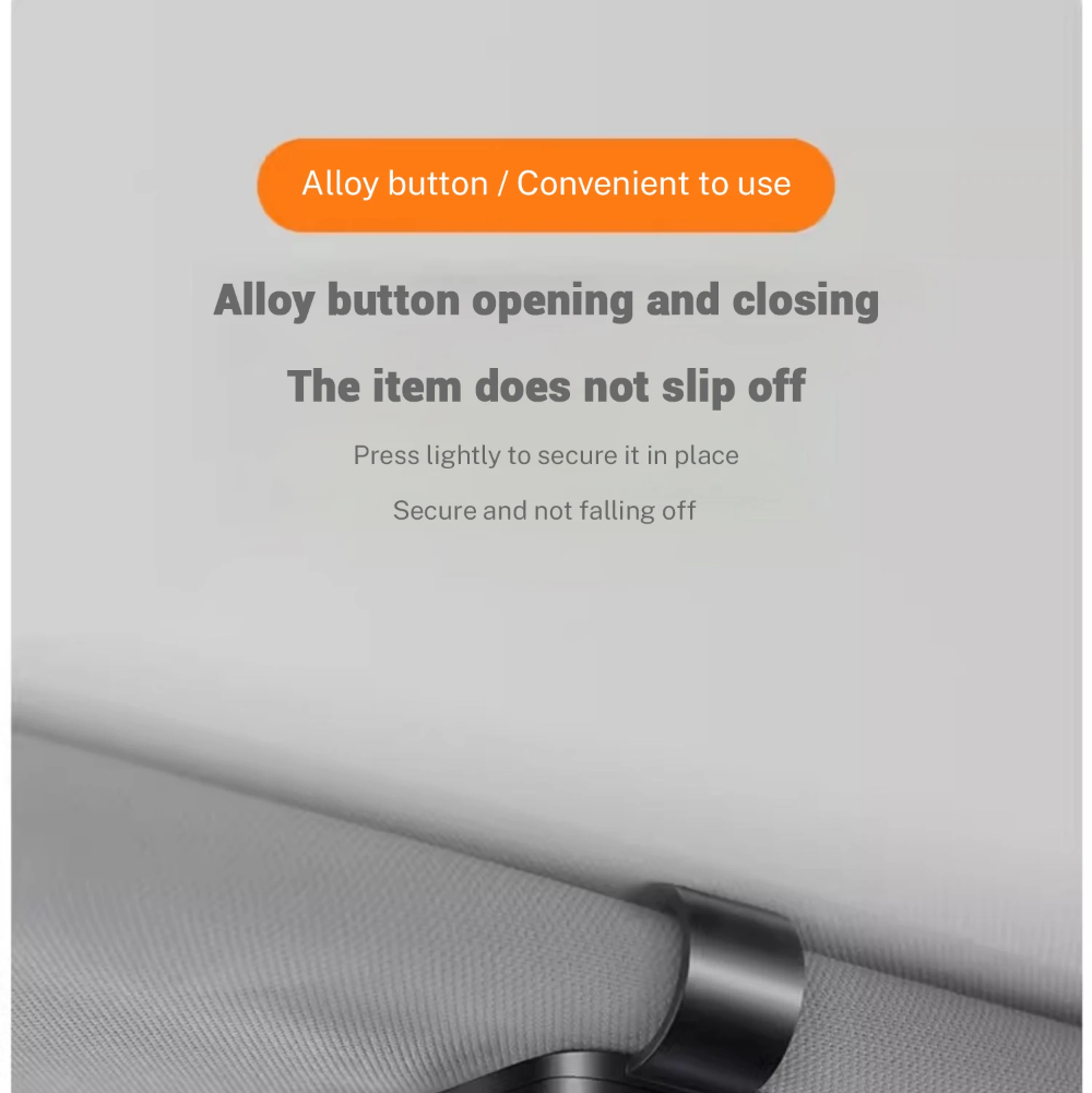 GlideHold® SunglassHolder 1+1 GRATIS: Høj Kvalitet Sikker Let Adgang Solbrille Holder