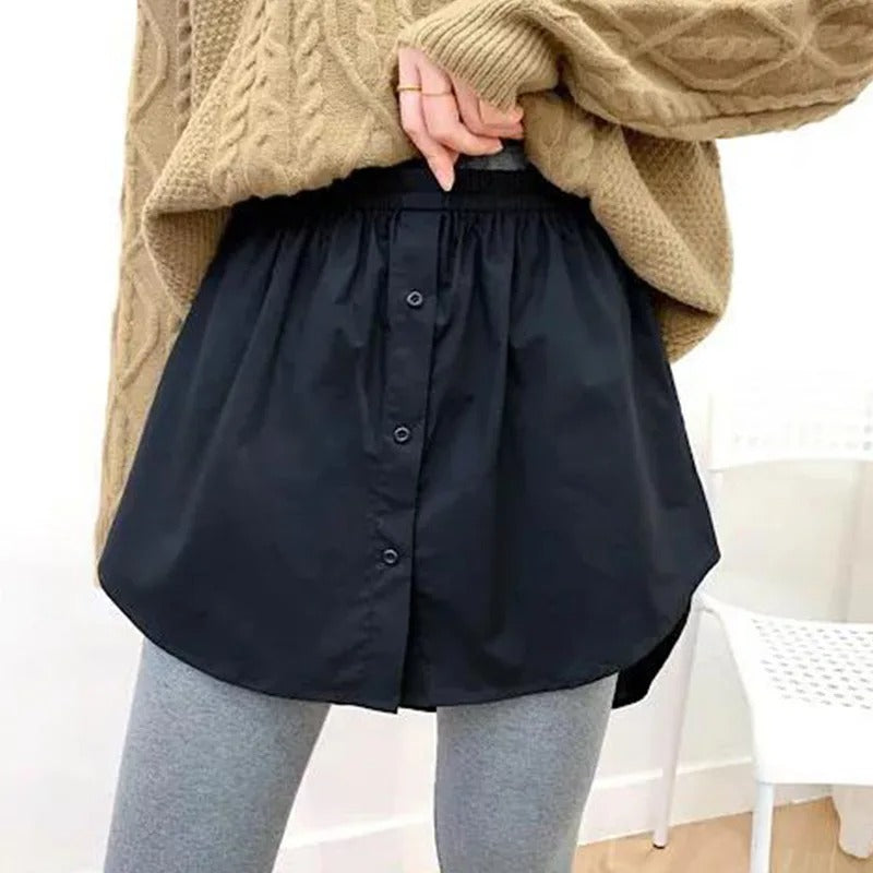 Icone™ WaistSkirt 1+1 GRATIS: Chic Bluse Forlænger Højtaljet Nederdel Til Damer