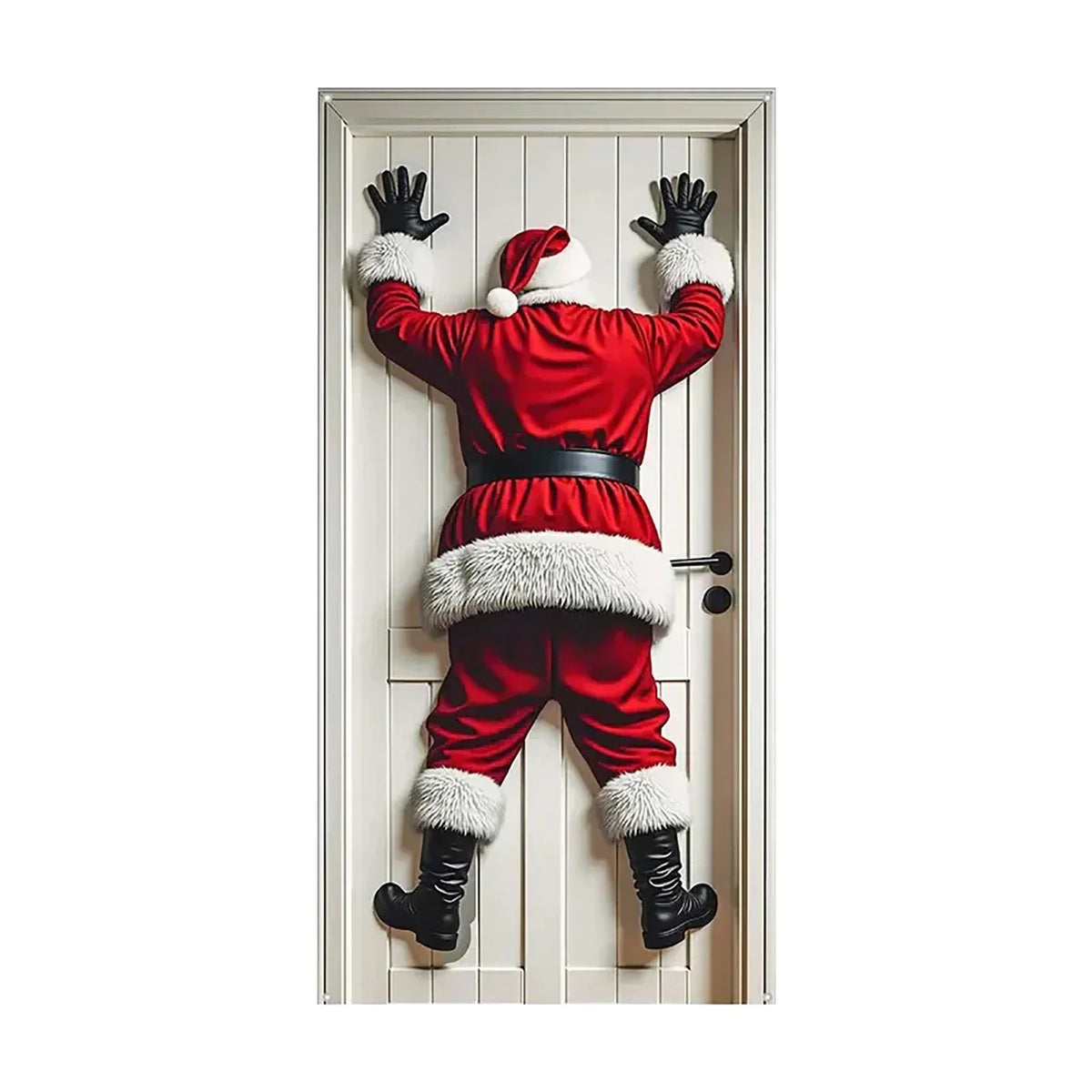 Icone™ HangingSanta: Jul Tilbagedråbe Hængende Julemand Dør Dekoration