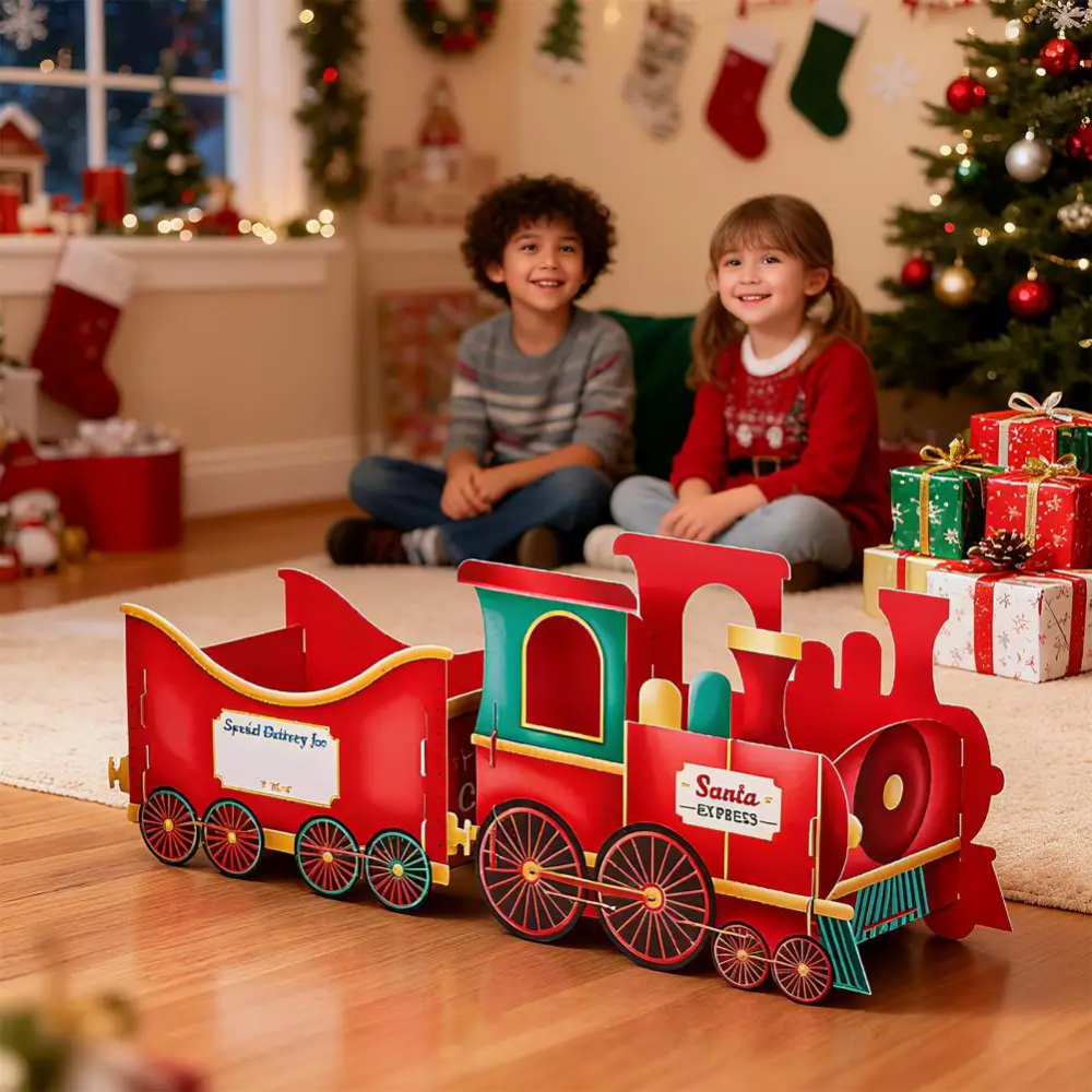 GiftTrain™ - Personliggjort Magi Jul Gave Tog Dekoration