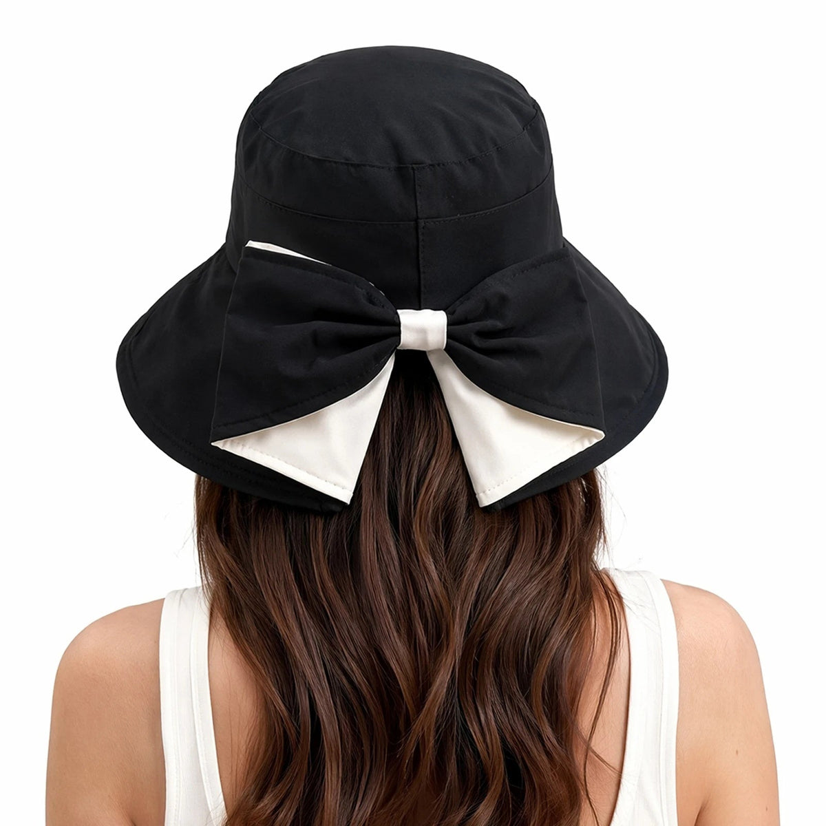 Icone™ ElegantHat 1+1 GRATIS: Bred Skygge Med Elegant Sløjfe Stil Hat