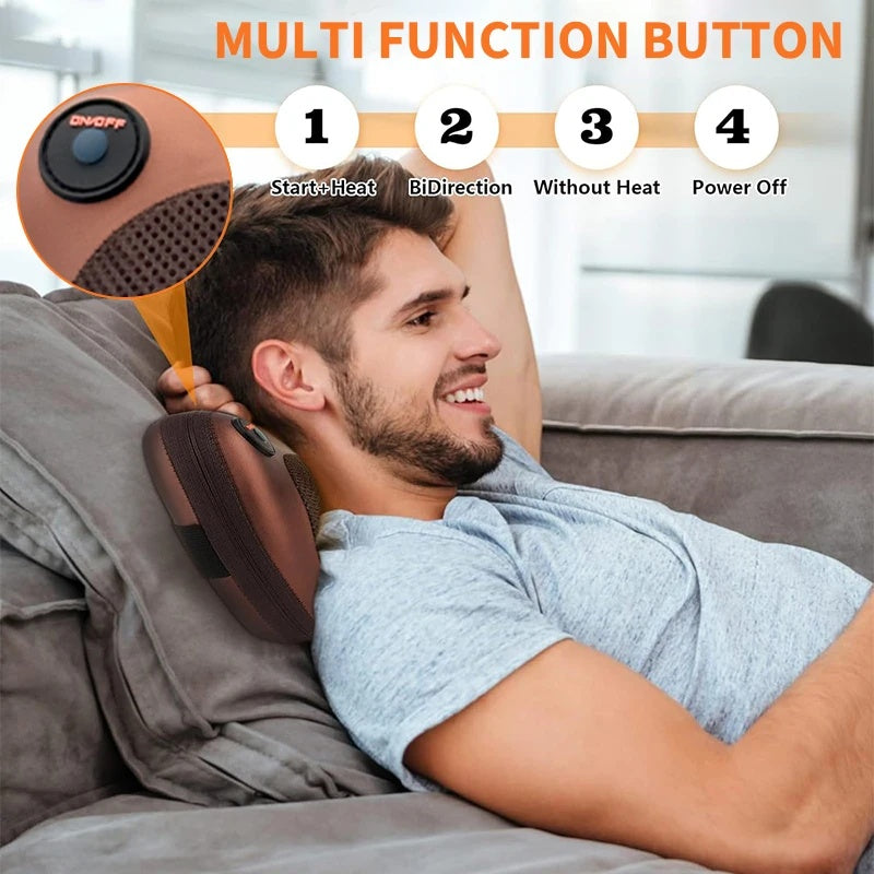 MassagePillow: Bærbar Multifunktionel Massagepude