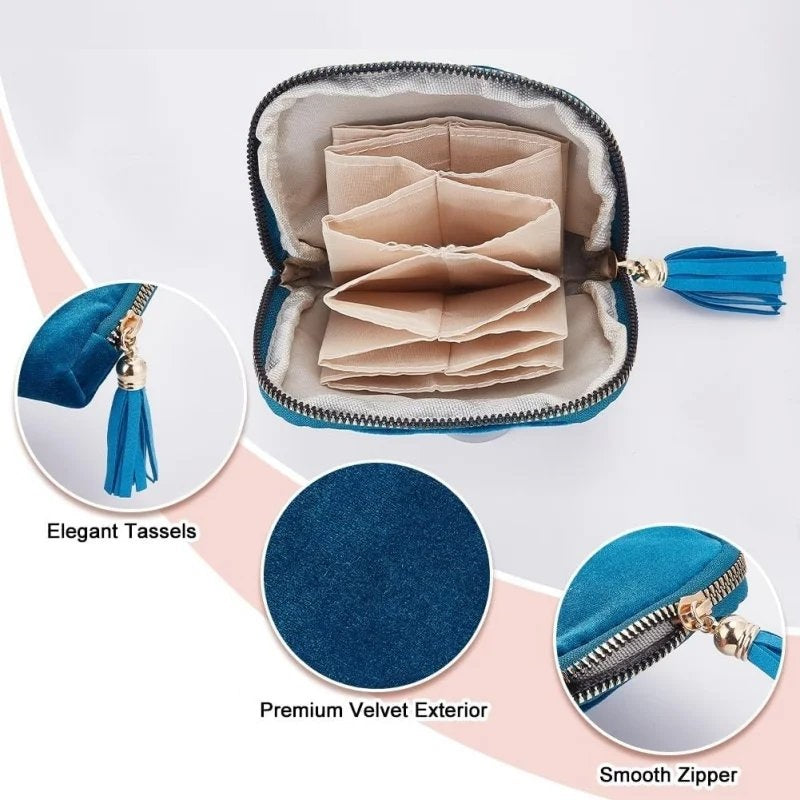 Icone™ JewelryPouch 1+1 GRATIS: Mini Pouch Rejse Smykke Organizer Taske