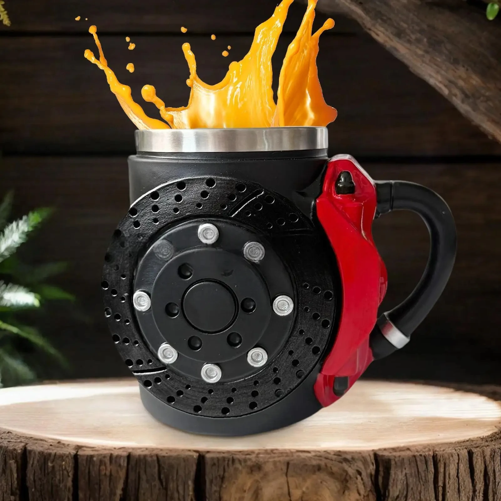 Globetrek° BrakeMug – Bil Entusiast Racing Inspireret Kaffe Bremse Krus