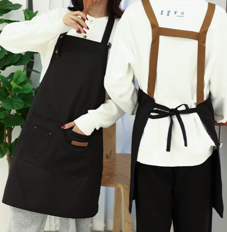 Icone™ KitchenApron 1+1 GRATIS - Unisex Elegant og Holdbart Multi-lommer Køkkenforklæde