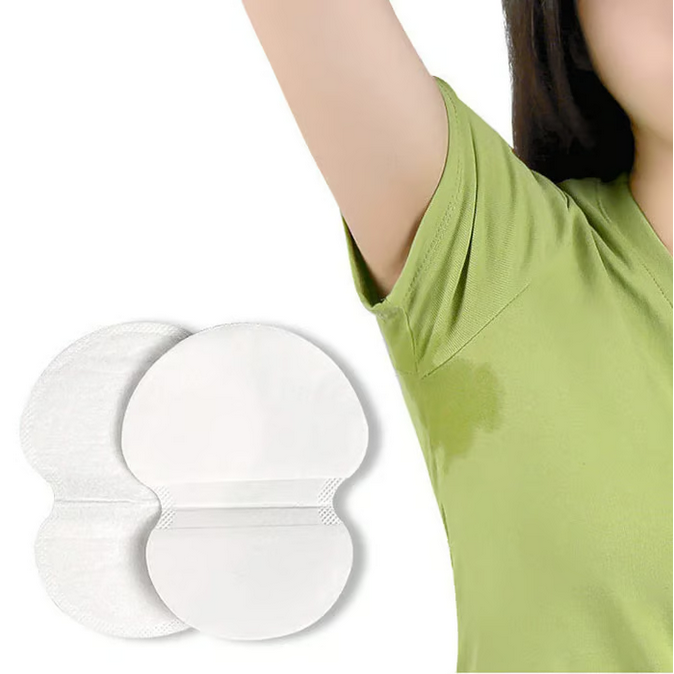 SweatPads 1 Sæt + 1 Sæt GRATIS: Åndbare Engangs Svedabsorberende Underarms puder