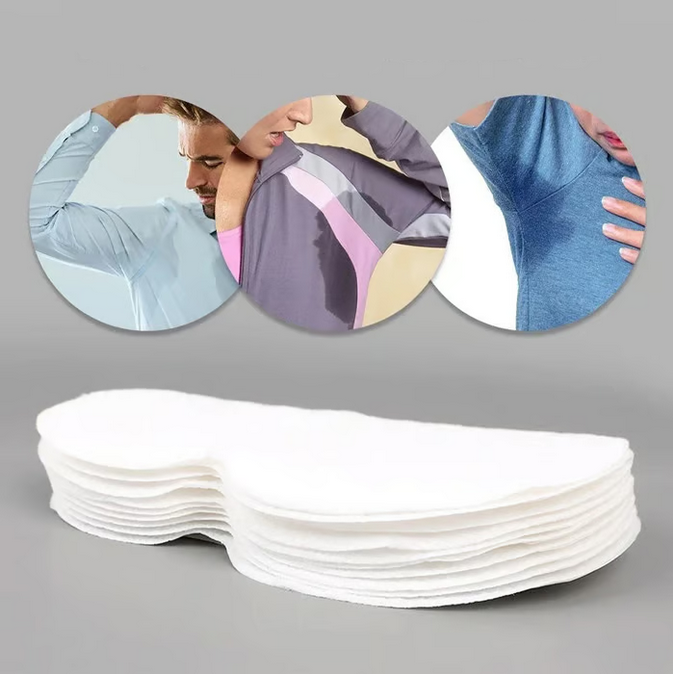 SweatPads 1 Sæt + 1 Sæt GRATIS: Åndbare Engangs Svedabsorberende Underarms puder