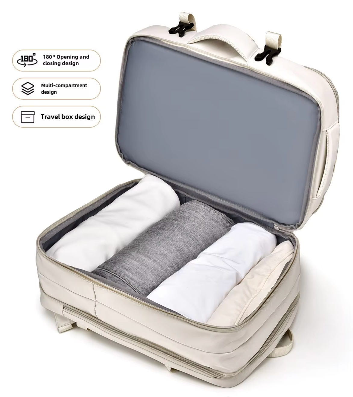 Icone™ TravelPack: Stor Holdbar og Vandtæt Rejser Rygsæk