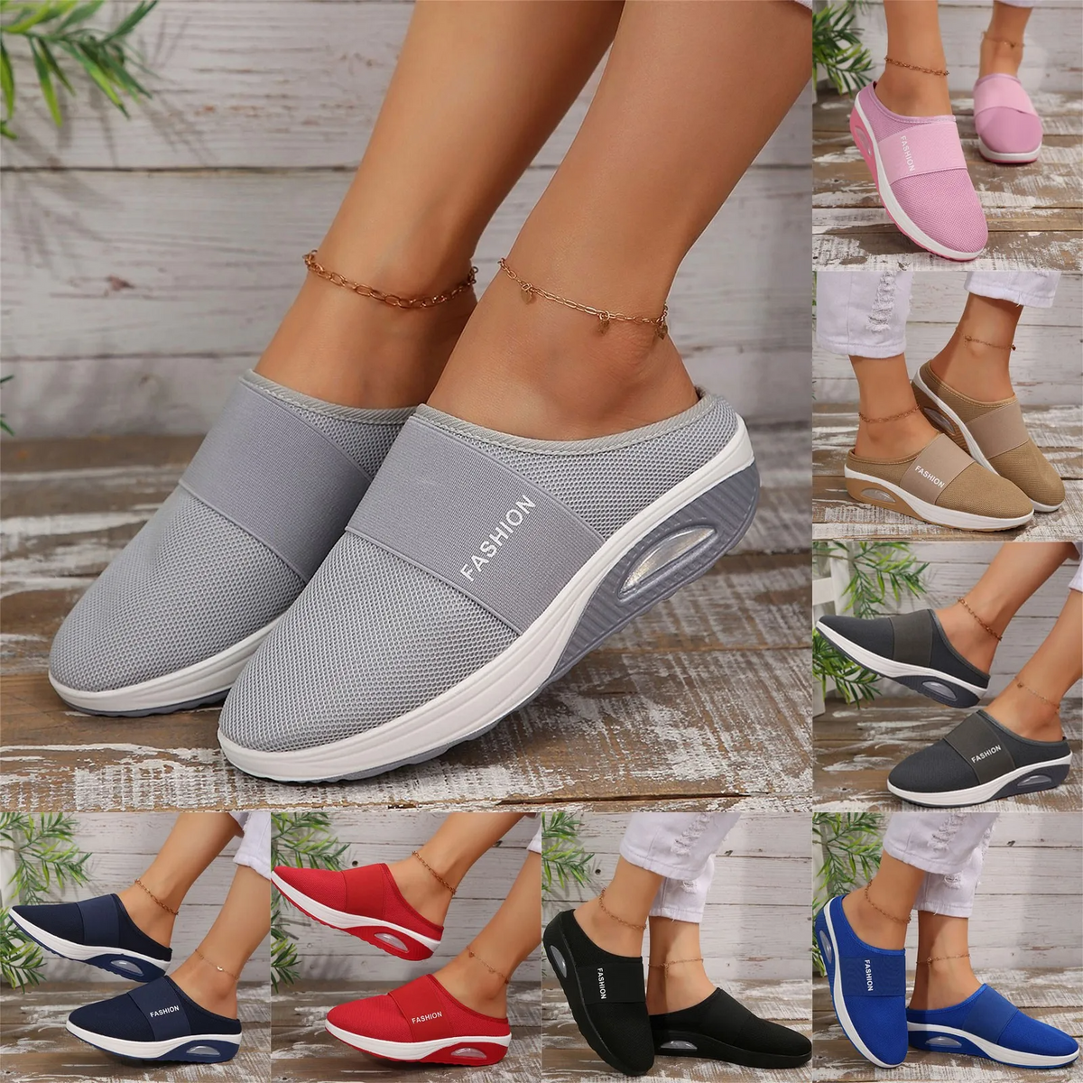 Happy™ StylishShoes: Kvinders Gåture Smutte-På Stilfulde Sko
