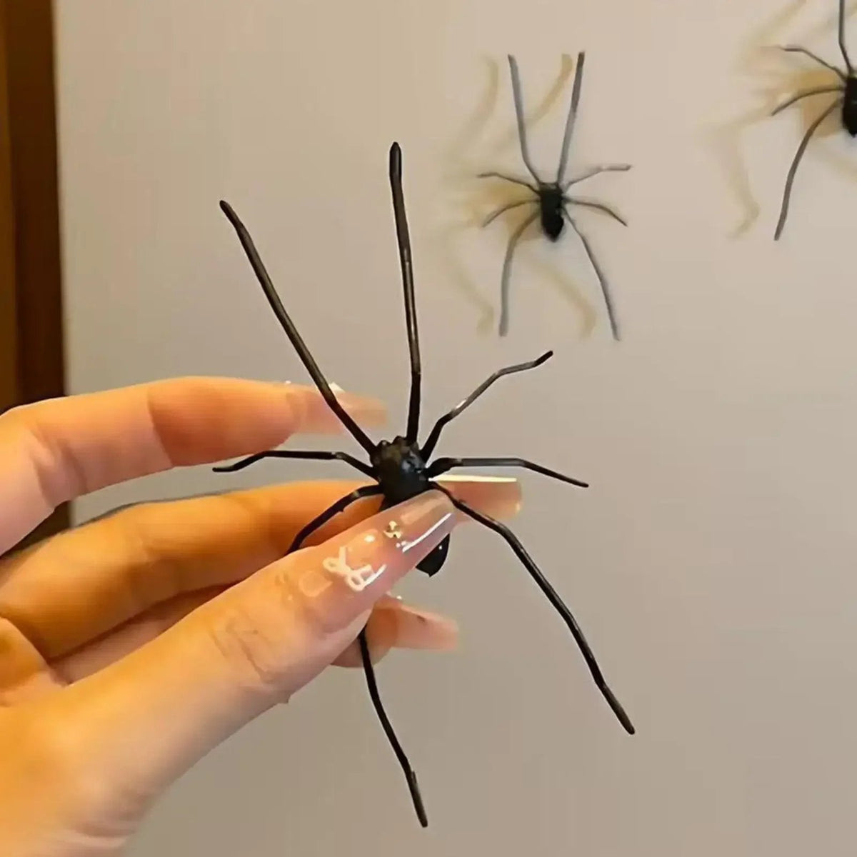 MagneticSpider 2+3 GRATIS: Magnetisk Realistisk 3D Edderkop Dekor Til Køleskab