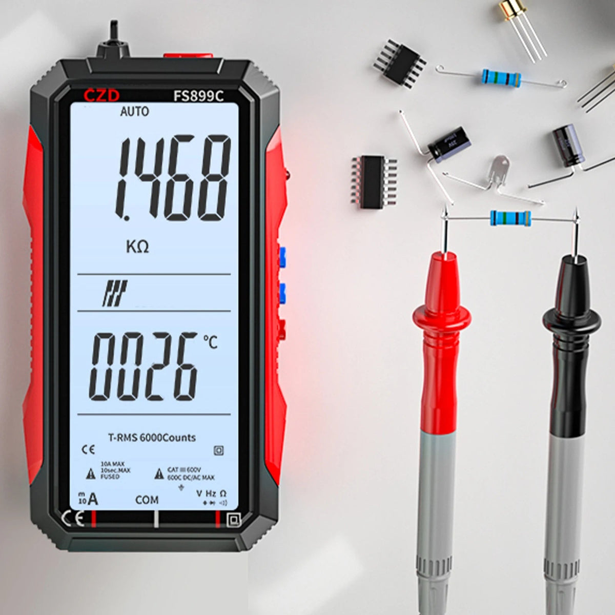 VoltPro™ - Alt-I-En Smart Elektrisk Måler Volt Pro Multimeter Værktøj