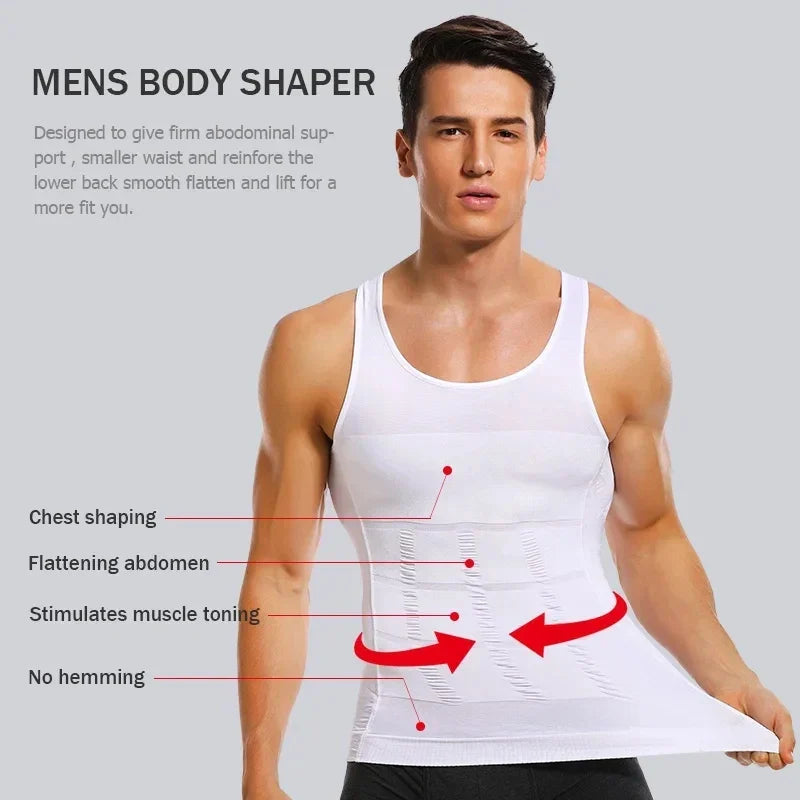 Icone™ BodyShaper 1+1 GRATIS - Mænds Stilige Slanke Færdige Tank Kropp Formere