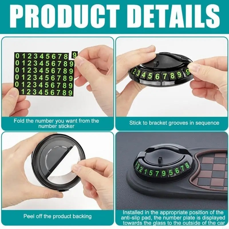 Holder360° DashboardMat 1+1 GRATIS: Universal Skridsikker Dashboard Telefonholder Måtte