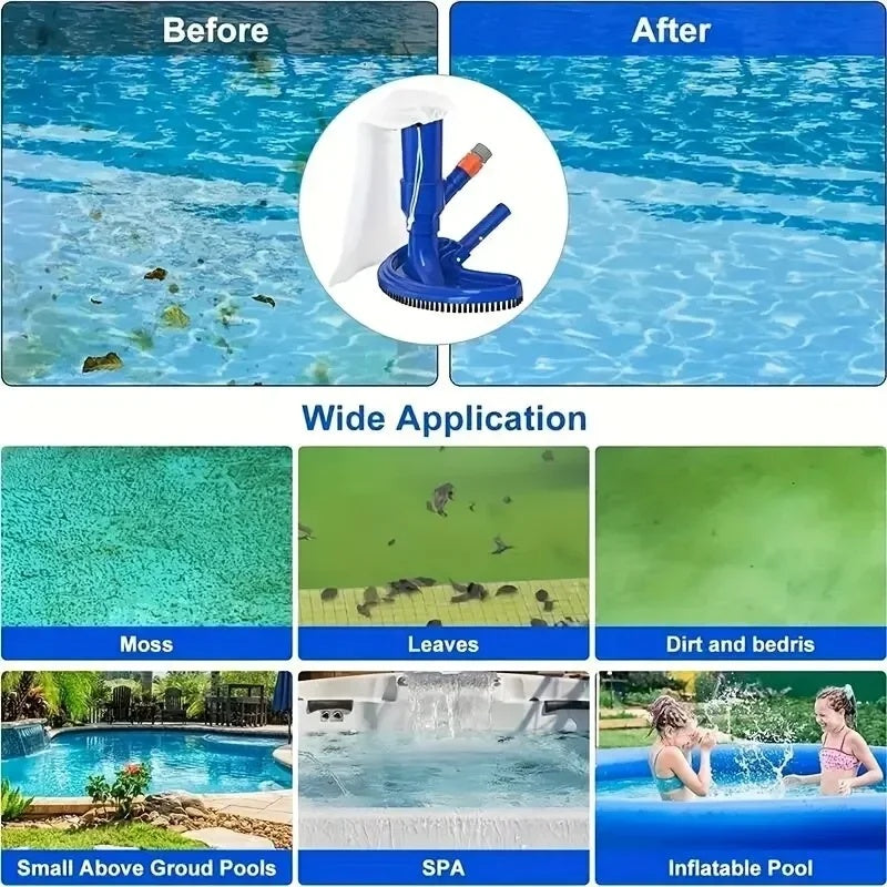 Cleaner Pro° PoolVacuum: Bærbar Støvsuger Til Swimmingpool Vedligeholdelse