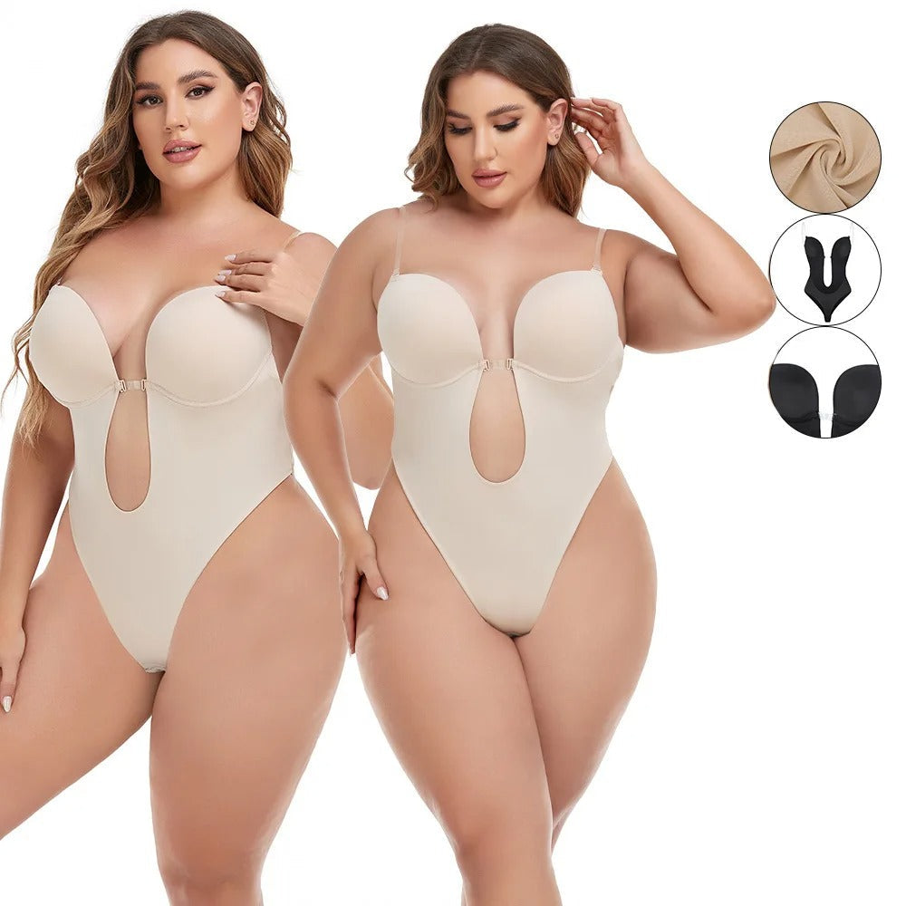 Icone™ SeamlessBodysuit: Lavt Snit Sømløs Bodysuit Shapewear