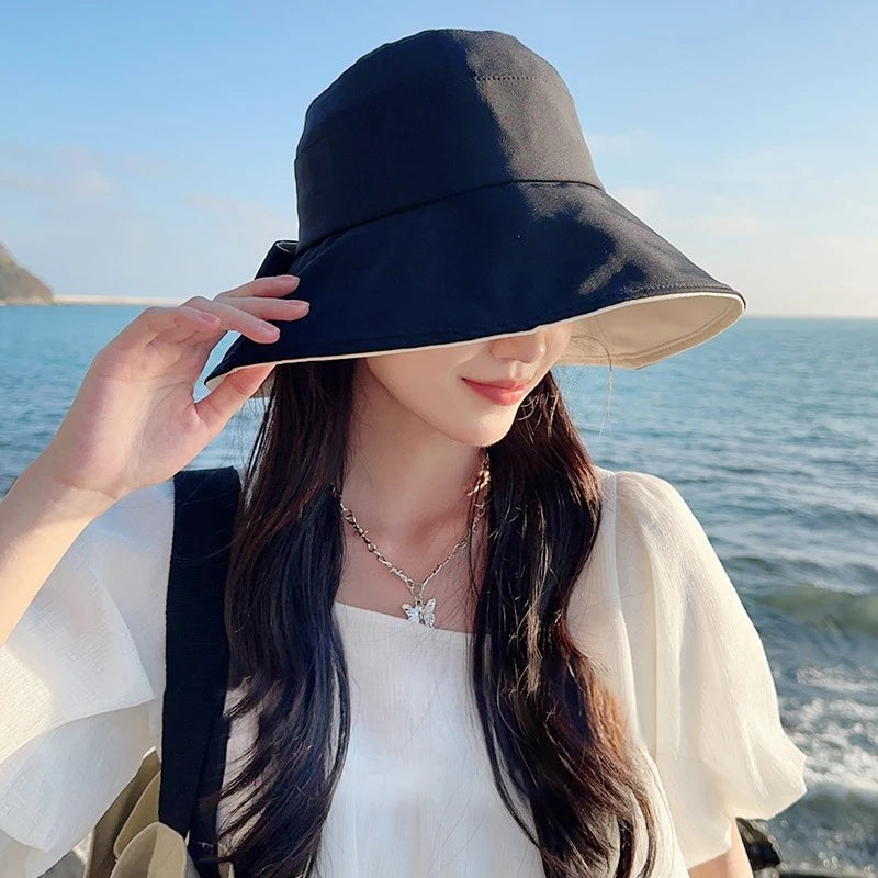 Icone™ ElegantHat 1+1 GRATIS: Bred Skygge Med Elegant Sløjfe Stil Hat