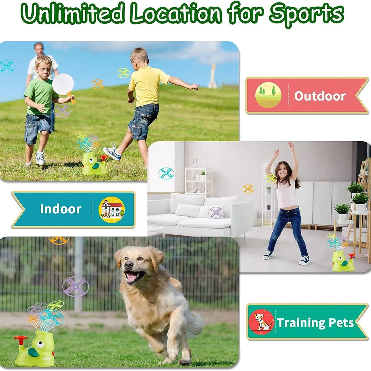 Kletshuts™ AirLauncher: Flyvende Luft Vride Launcher