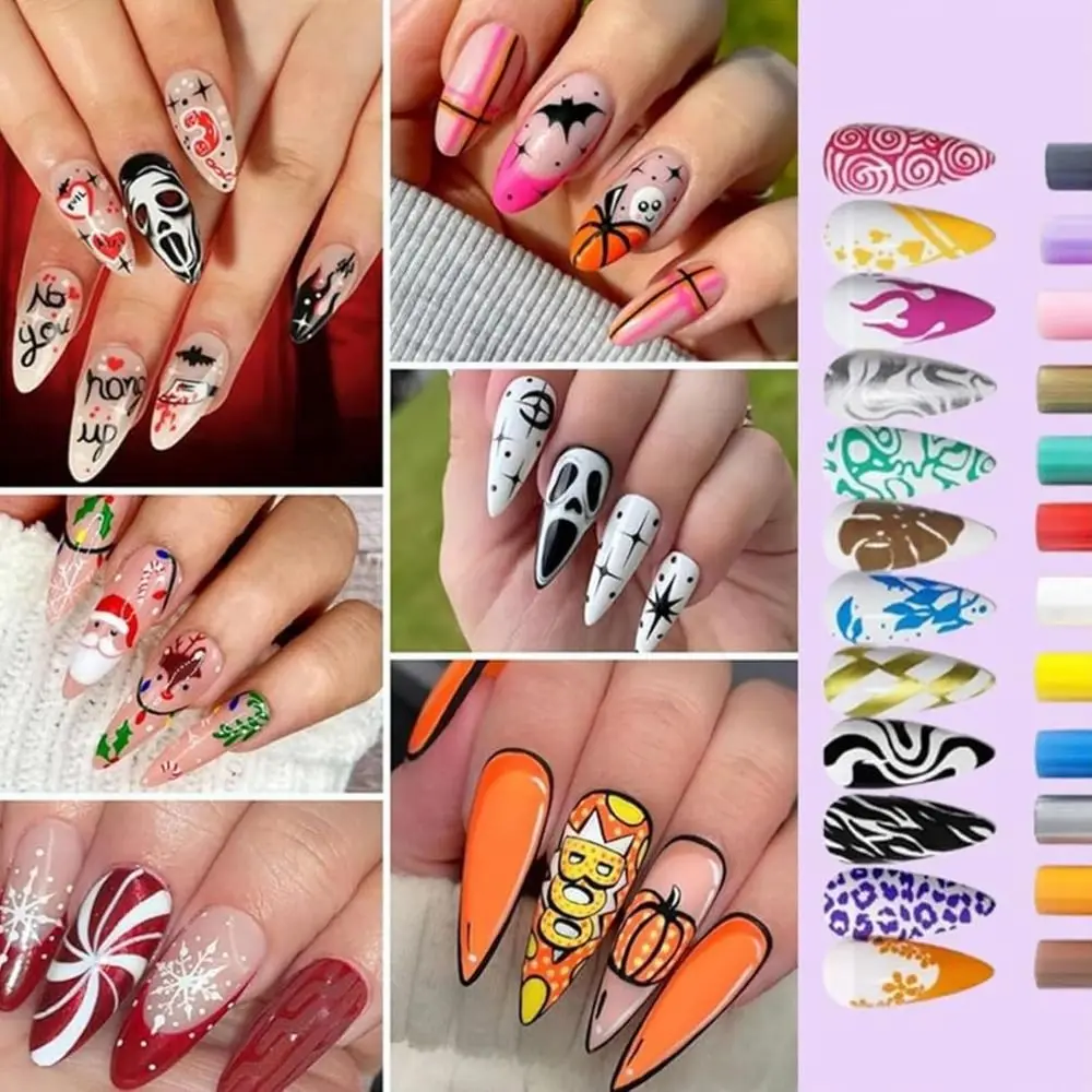 NailStyler™: Præcision Negle Kunst Liner Værktøj Sæt Negle Styler