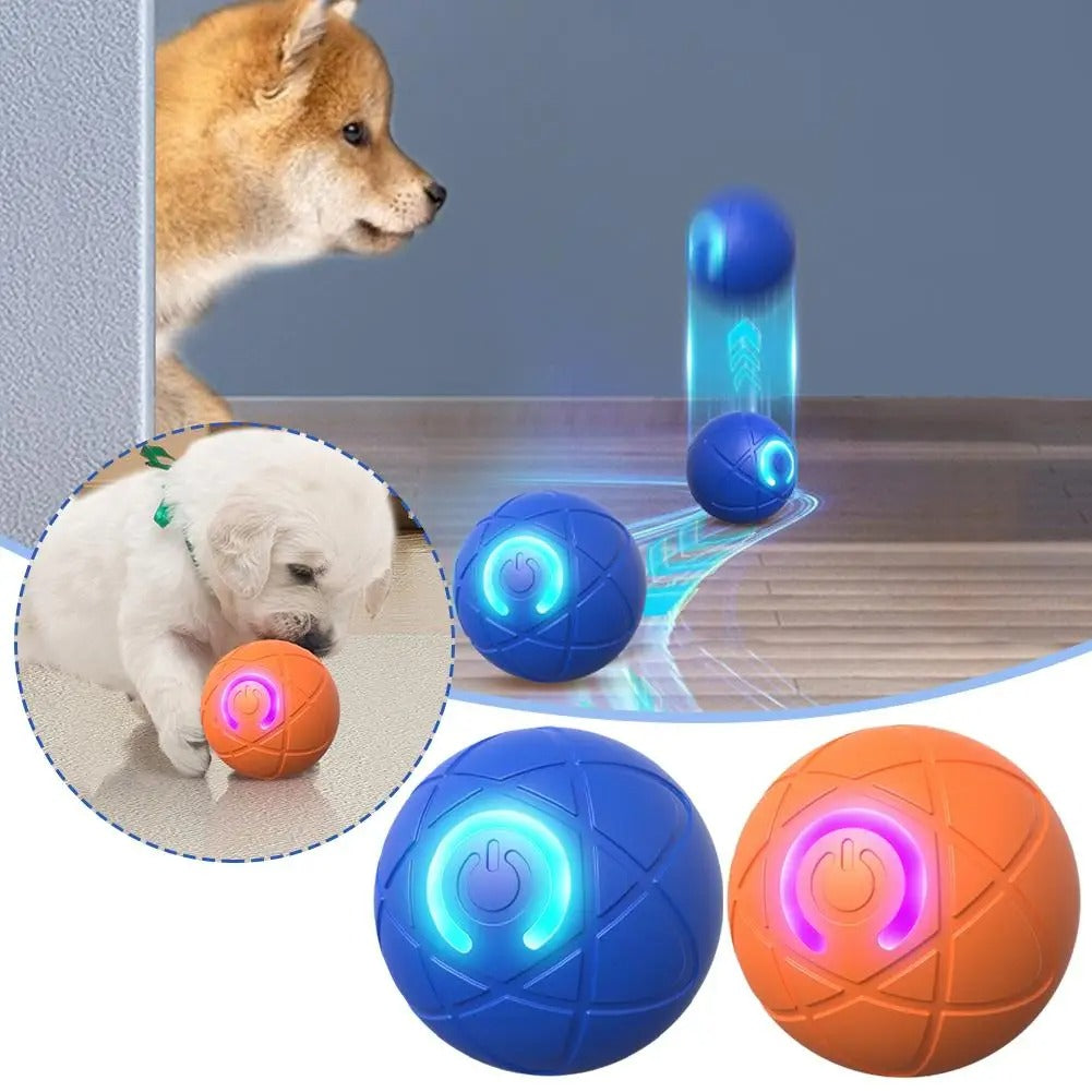 DogCatFri™ InteractiveBall: Genopladelig Interaktiv Kæledyr Legetøjsbold