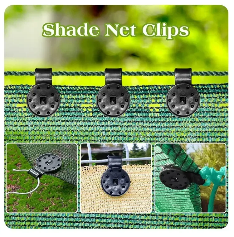 GlideHold® ShadeClips: Udendørs Telt Og Stofskygge Holdbare klips