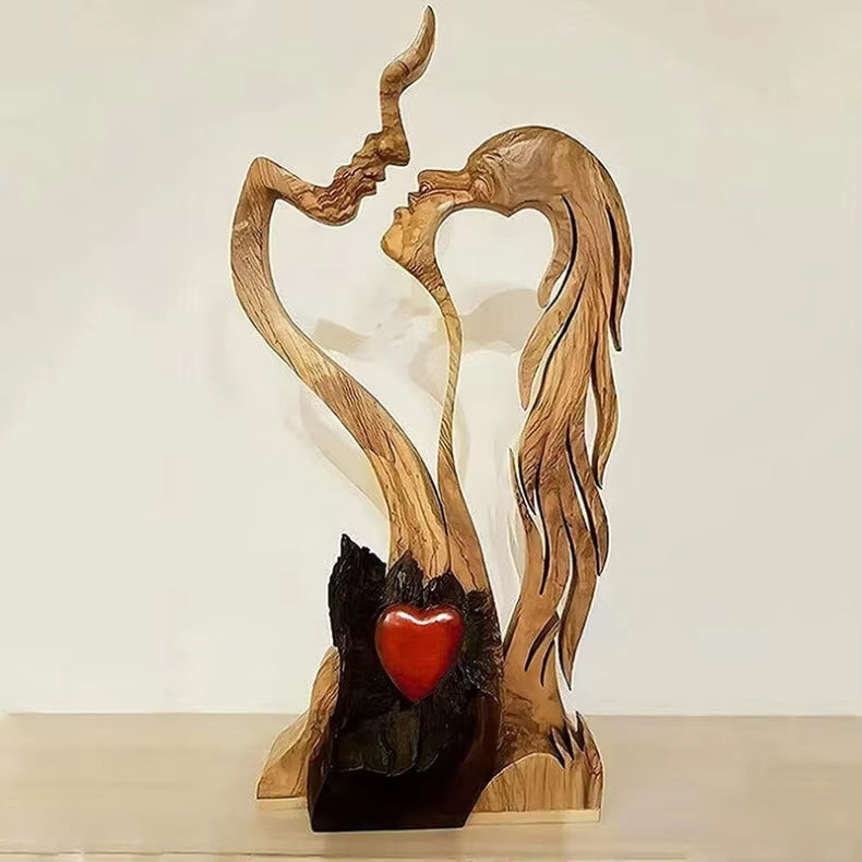 ArtDecor - Trædekorations Kærlighedspar Ornament