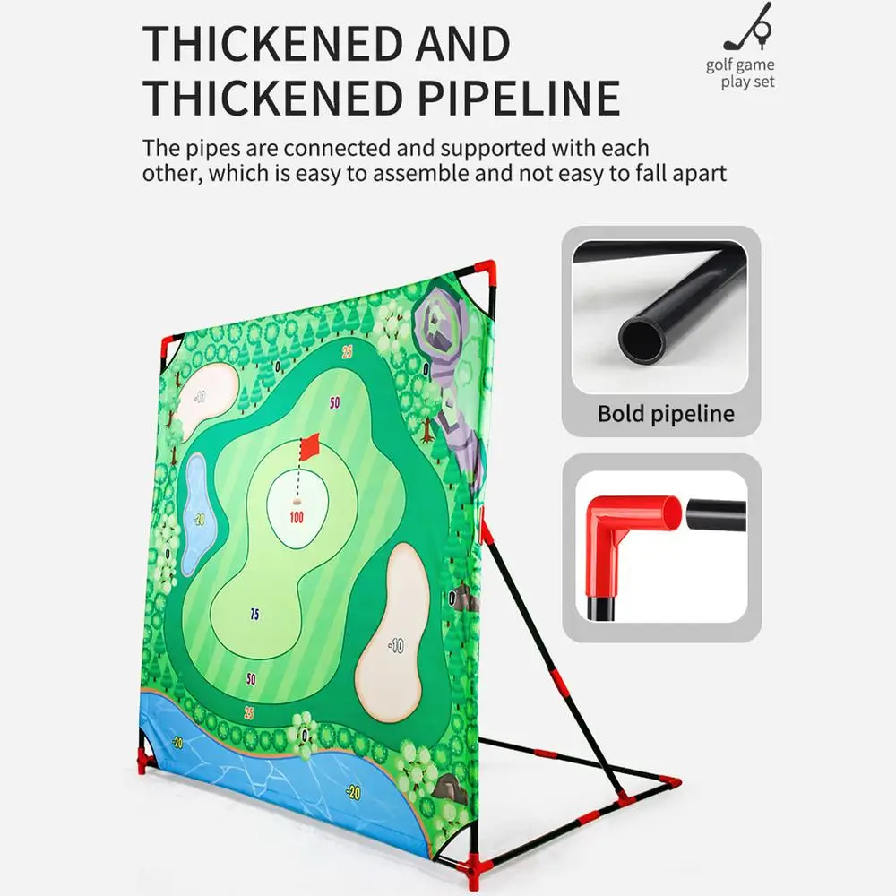 Kletshuts™ PortableGolf: Præcision Chipping Og Putting Bærbar Golf Til Indendørs Og Udendørs Spil