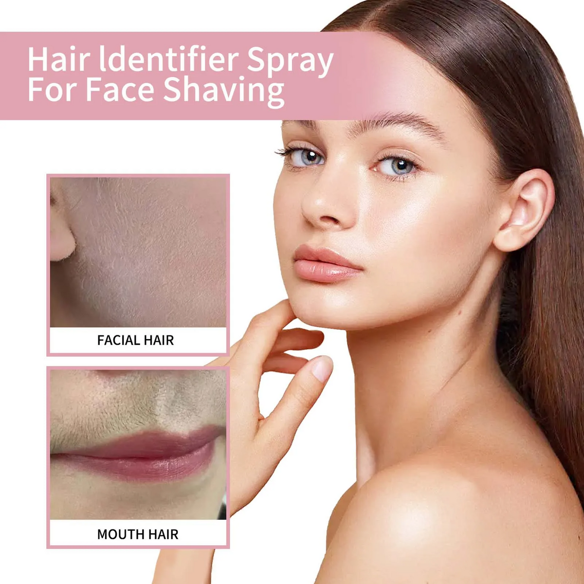 HairIdentifier 1+1 GRATIS: Let At Bruge Ansigtshår Identifikator Spray Med Barbermaskiner