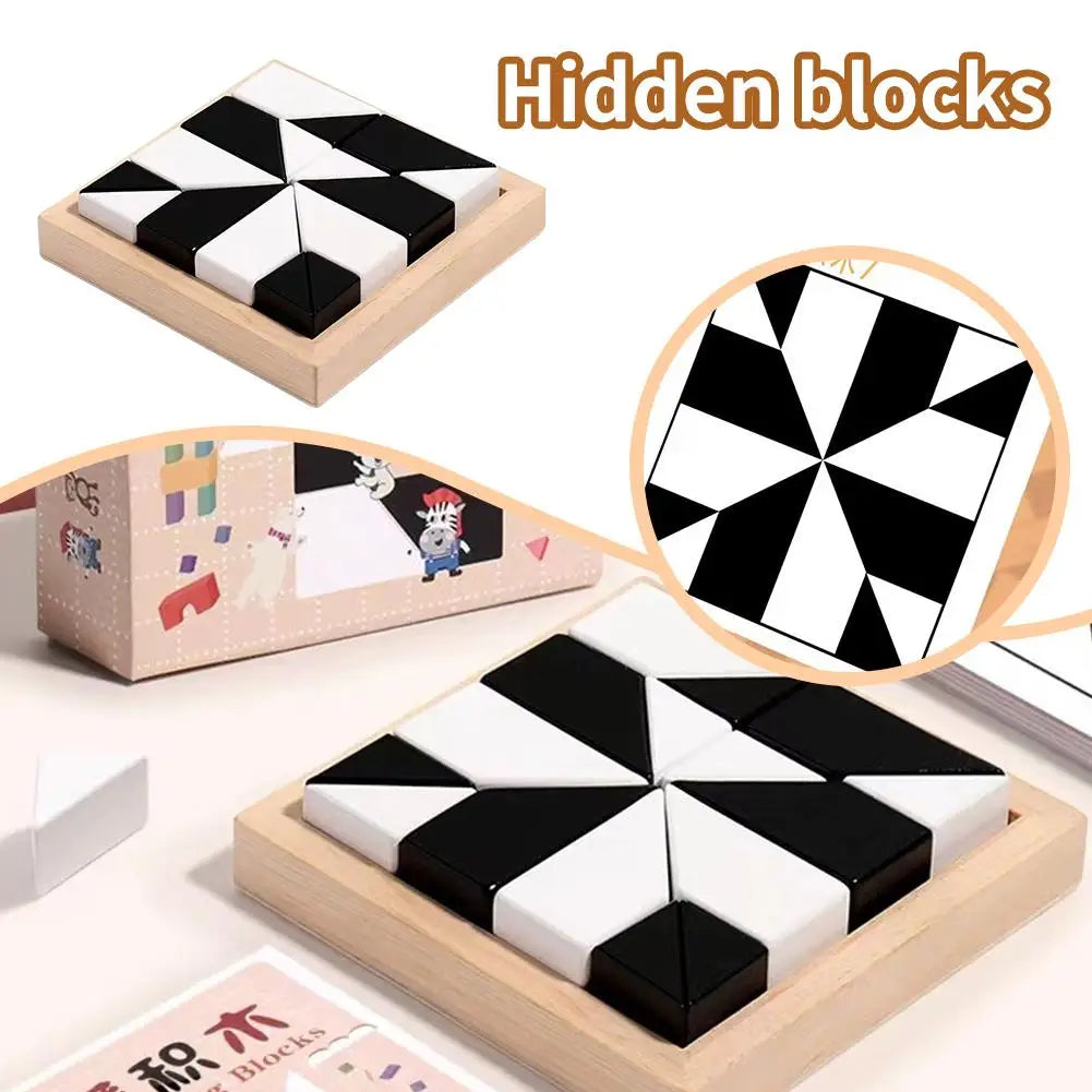 Kletshuts™ BlockPuzzle: Kreativ Interaktiv Hjerneopbyggende Blokpuzzle Legetøj