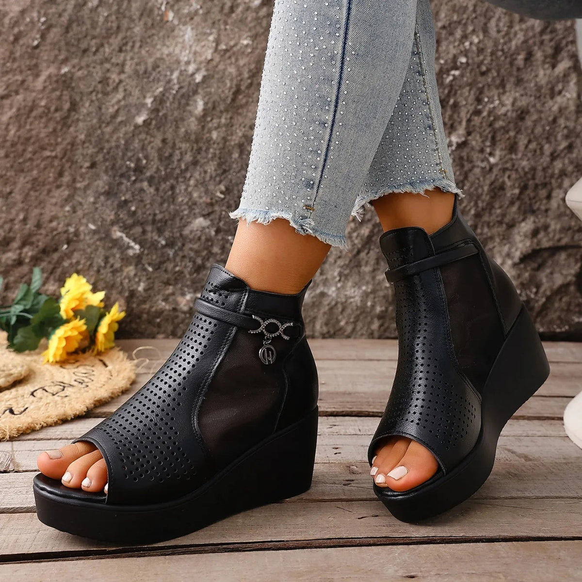 Happy™ FlexiSandals : Åndbar Komfort Og Elegant Fleksibel Stil Sandaler
