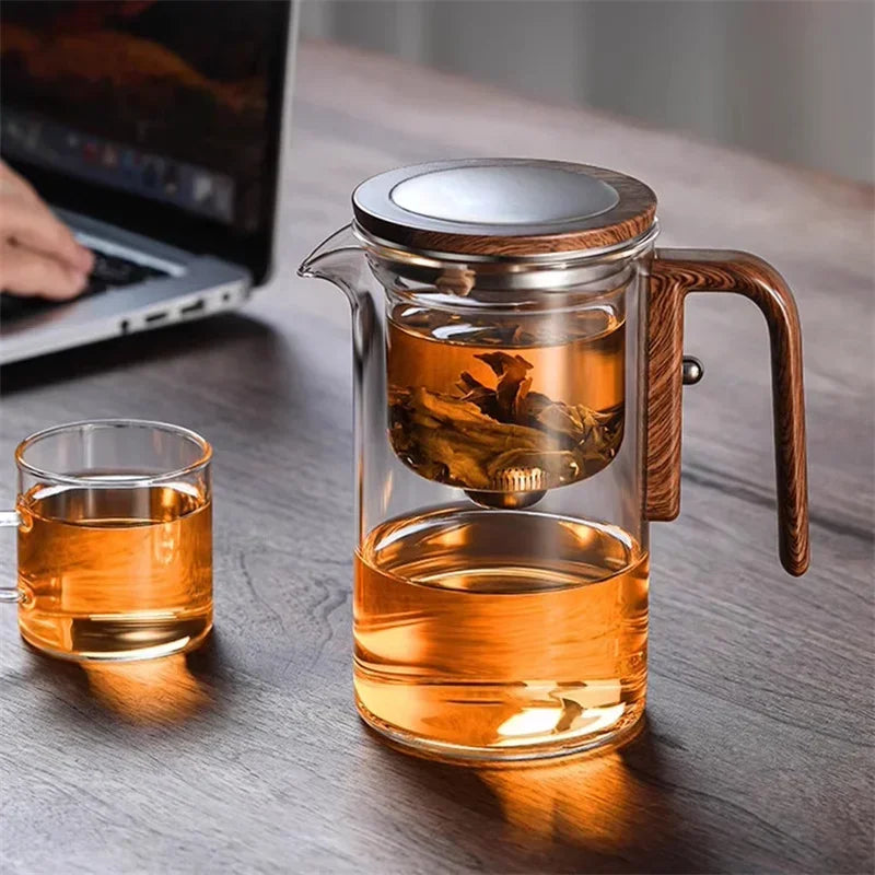 Globetrek° GlassTeapot: Automatisk Vandadskillelse Glas Tekande