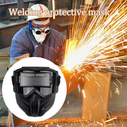 WeldShield™ - Komfortabel Beskyttende Svejsebeskyttelsesmaske Og Goggles Udstyr