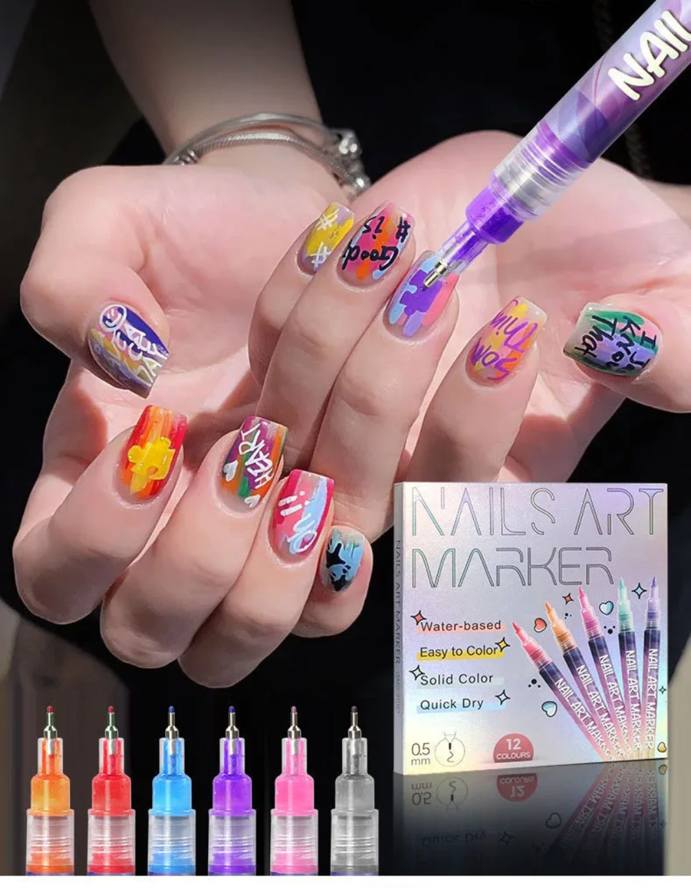 NailStyler™: Præcision Negle Kunst Liner Værktøj Sæt Negle Styler