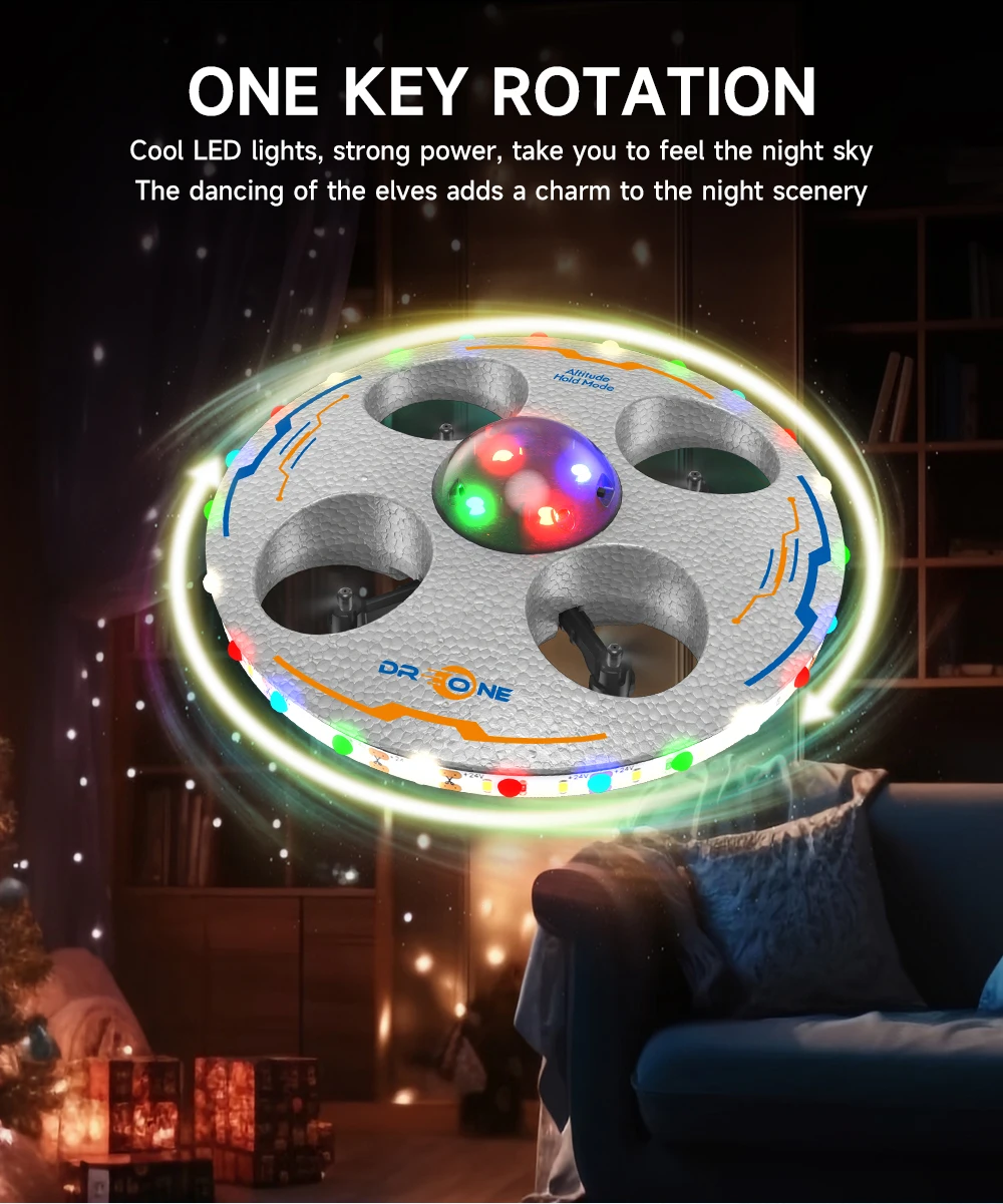 Kletshuts™ UFODrone: Let Kontrol Højtflyvende UFO Drone