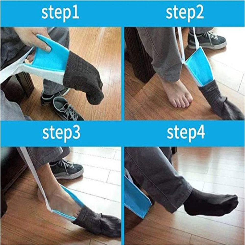 SockHelper - Ingen bøjning Sok Skyder Hjælper