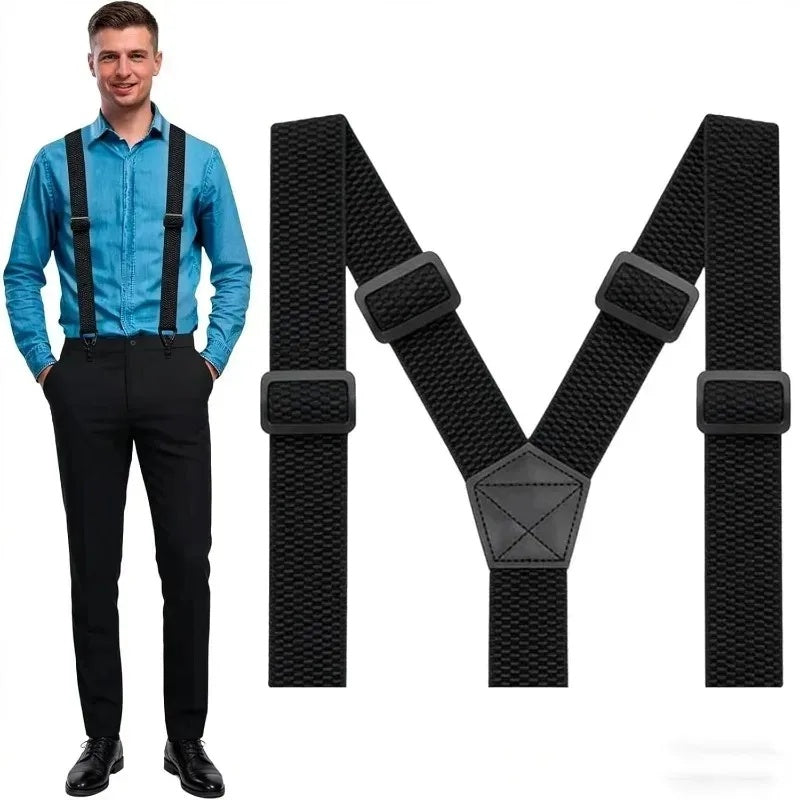 PremiumSuspenders 1+1 GRATIS: Justerbare Stropper Premium Clips Suspenders