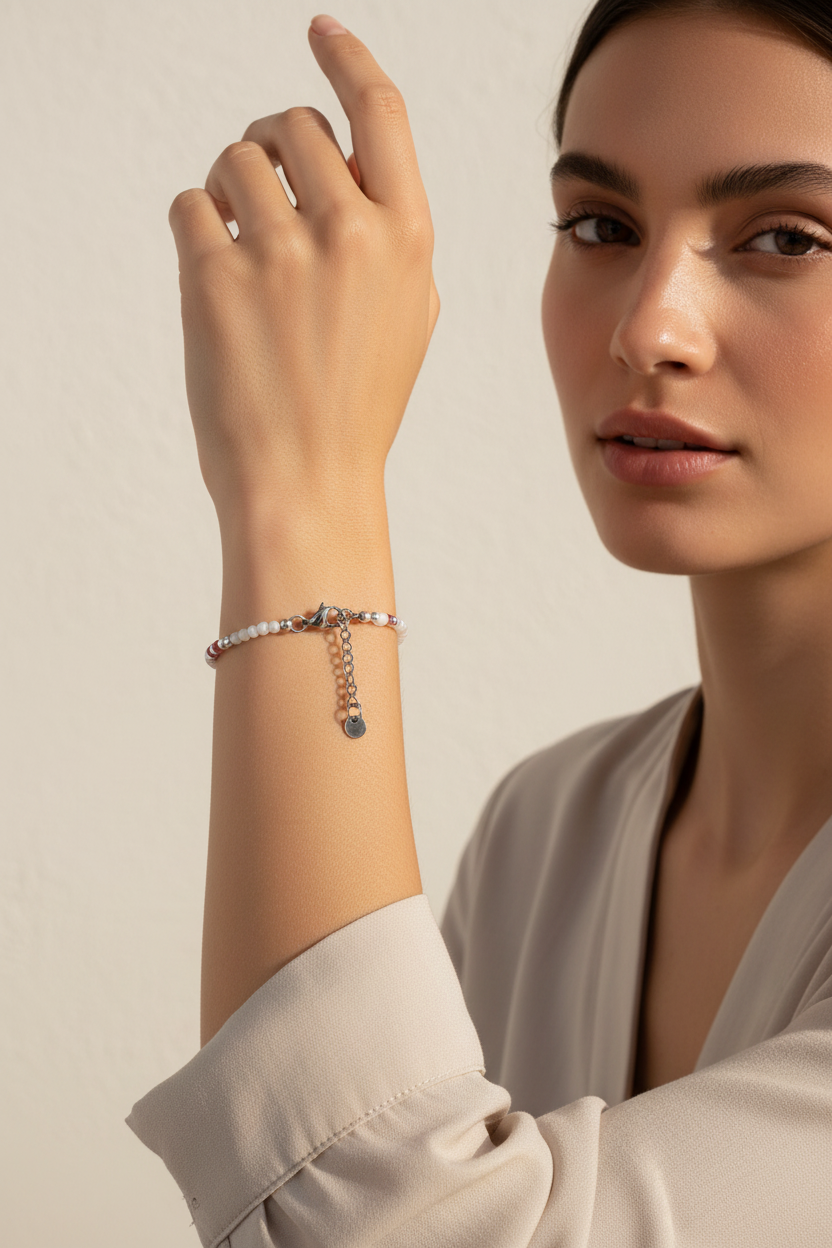 Jewelance™ StatementBracelet 1+1 GRATIS: Bevidsthed Om Brystkræft Morse Code Statement Armbånd