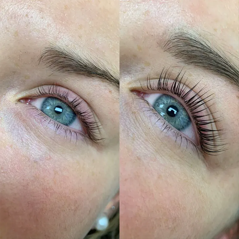 SimplyLash Lash Lift Kit til hjemmebrug vist med tilbehør eller pakkeindhold