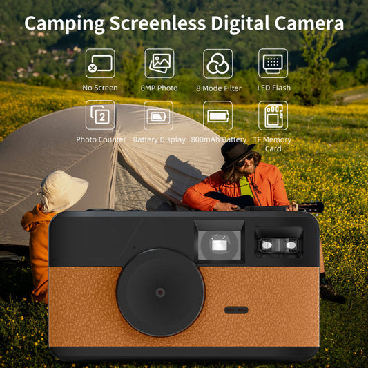 SnapCam - Klassisk Bærbar Retro Stil Skærmløs Digitalkamera