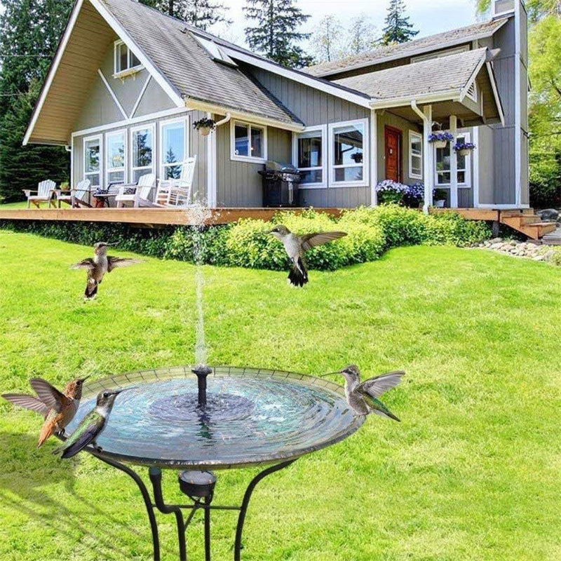 SolarFountain - Udendørs Solvandpumpe Flydende Havefontæne