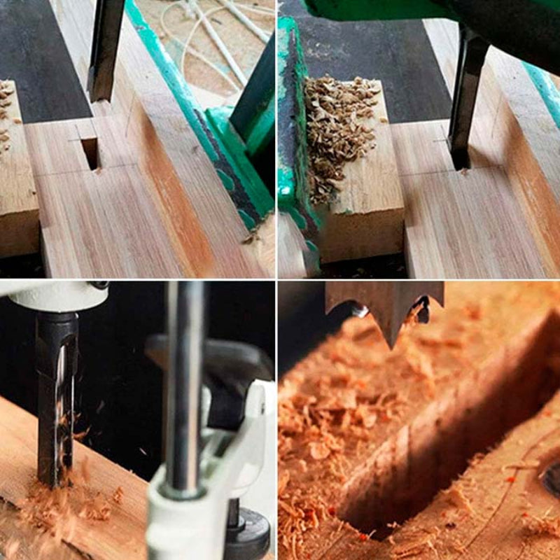 WoodDrill: Høj Præcision Premium Træ Firkantet Hul Bor Sæt