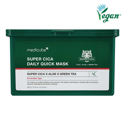 Beroligende arkmasker med 88 % centella til daglig brug, 30 stk.