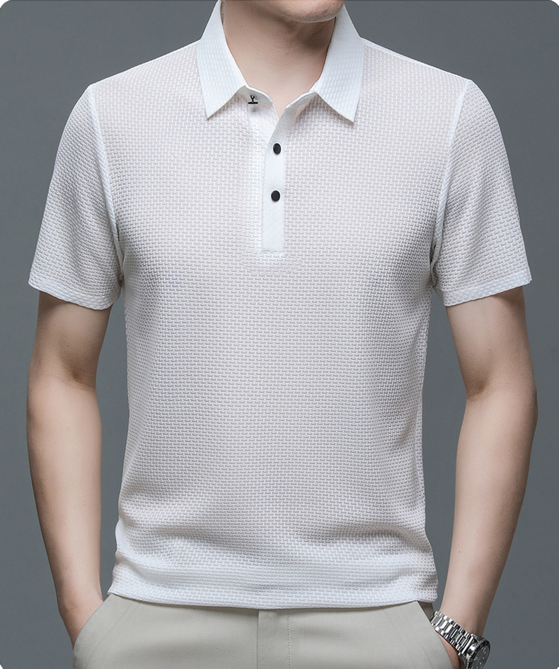 Icone™ BreathableShirt 1+1 GRATIS: Stilfuld Åndbar Mænd Kortærmet Skjorte