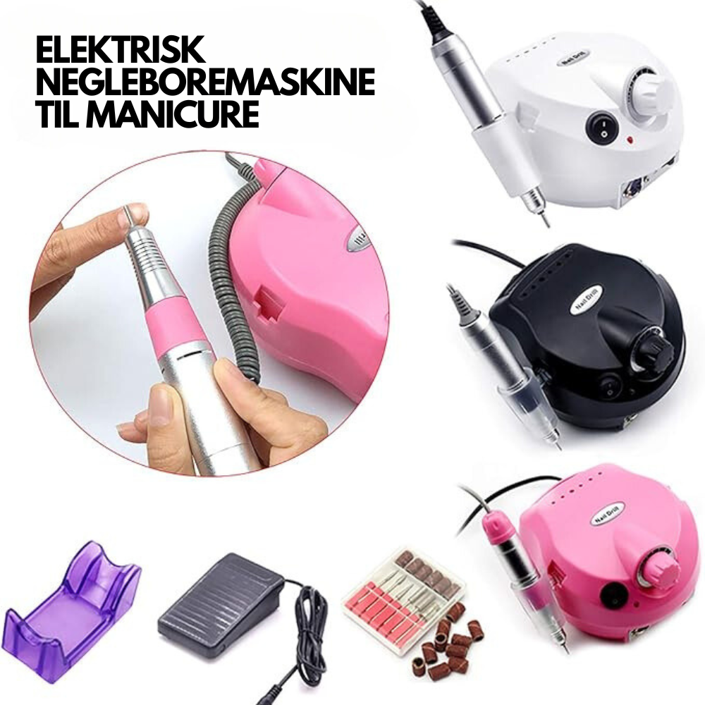 NailMaster Pro elektrisk neglefil med tilbehør – ekstra produktvisning