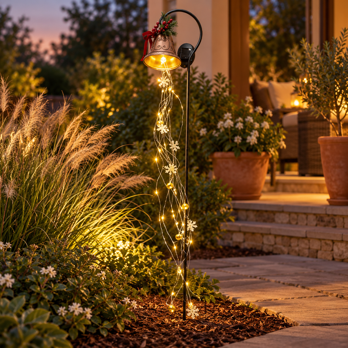 Ledsen™ MerryBell - Jule Merry Bell Cascade Udendørs Festlig Dekor