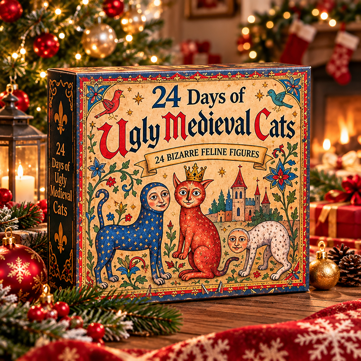 Kletshuts™ MedievalCats - 24 Dage Middelalderlige Underlige Katte Juleoverraskelse Adventskalender