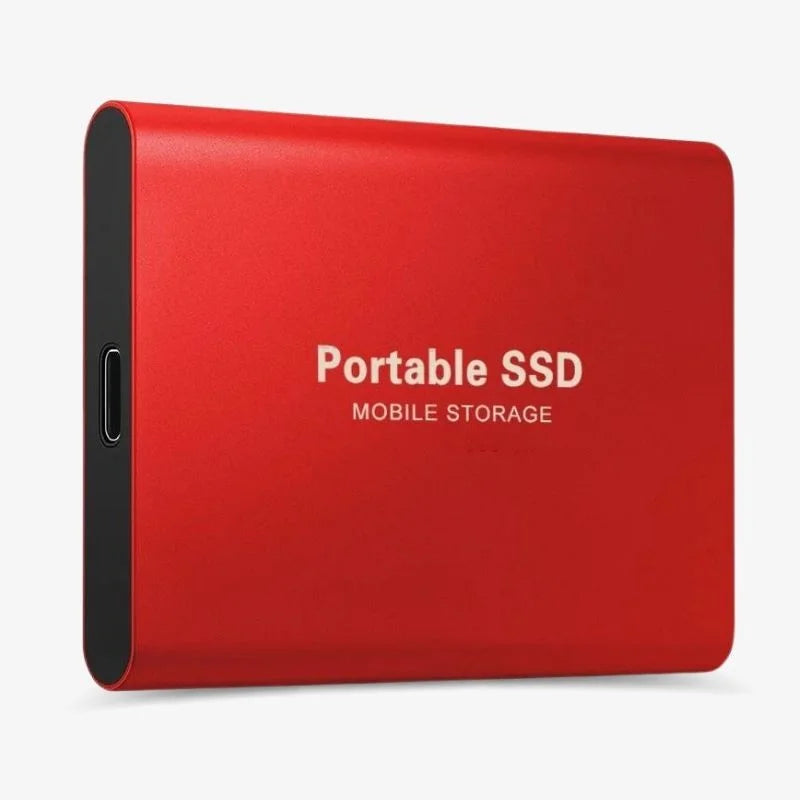 Ekstern SSD-harddisk – Bærbar USB-harddisk i aluminiumskabinet