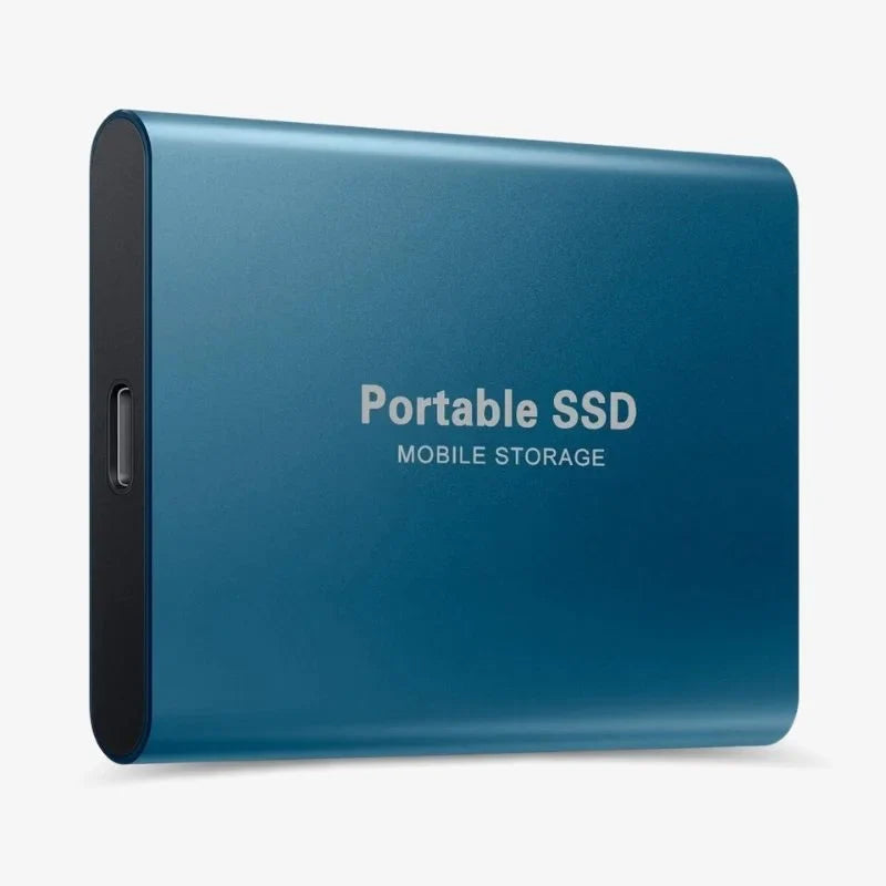 Ekstern SSD-harddisk – Bærbar USB-harddisk i aluminiumskabinet