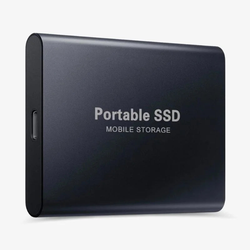 Ekstern SSD-harddisk – Bærbar USB-harddisk i aluminiumskabinet